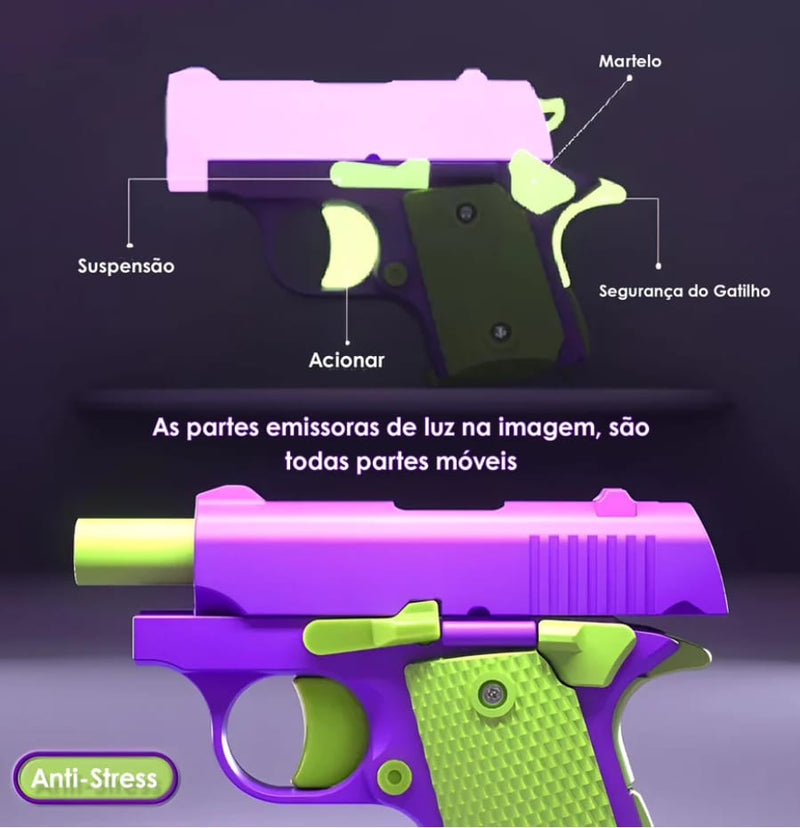 Mini Pistola Anti-stress (PROMOÇÃO DE LANÇAMENTO)